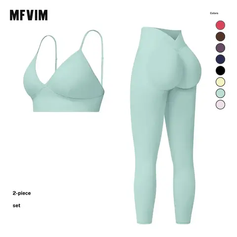Women's Solid Color 2-Piece Workout Set - Tank Top & High Waist Leggings, Breathable Gym Sportswear with Cut-Out Backless Design, Clean Look for Yoga, Summer Gift, 2 Piece Sets, Workout Sets Women
