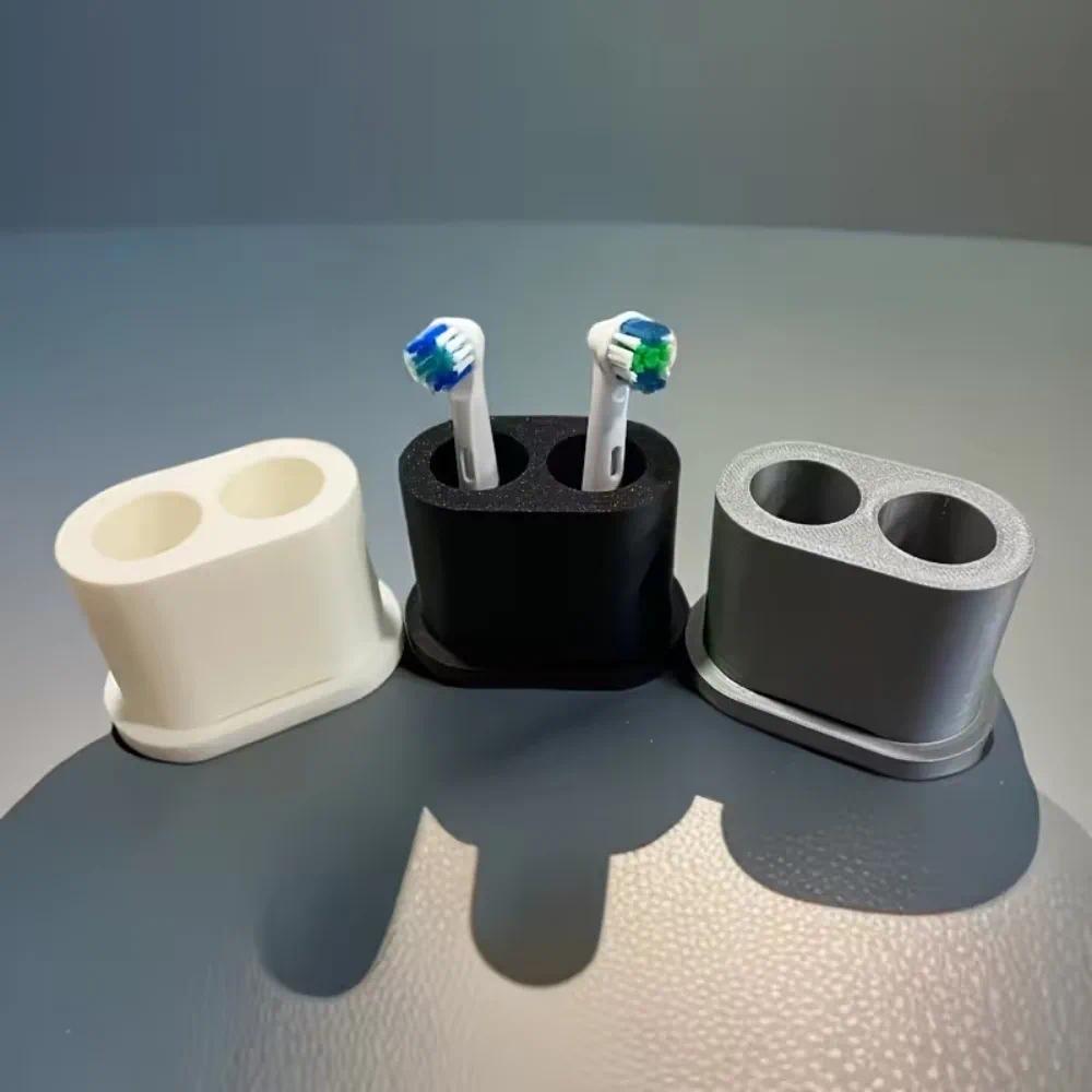 Electric Toothbrush Head Storage Box Dustproof Bathroom Organizer Portable Travel Case For Braun Oral B Brush Heads Space Saving