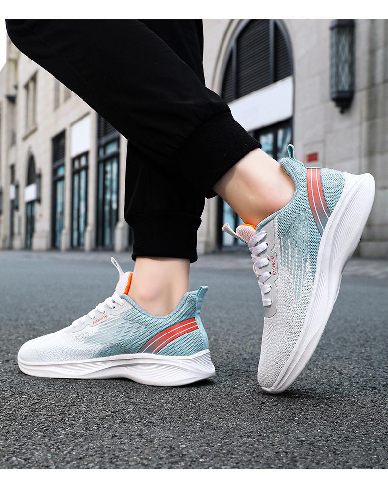 2026 Men's Sports Shoes, Men's Summer Breathable Lace-Up Running Shoes, Popular Fashionable Men's Sneakers