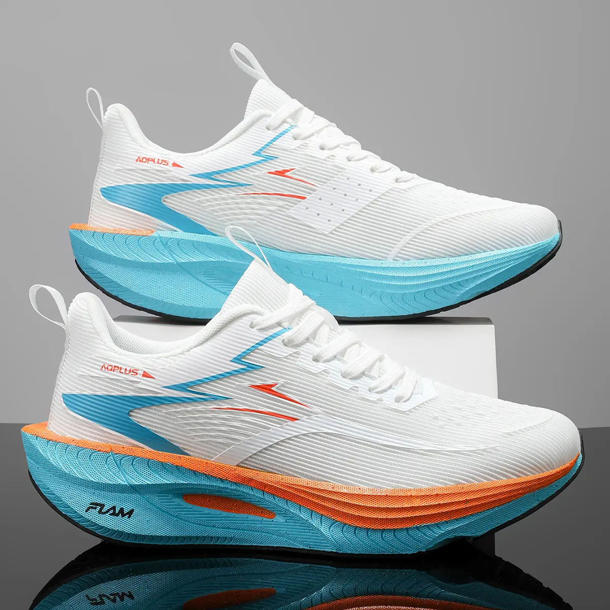 Casual Trainers, Unisex Breathable Mesh Athletic Footwear, Chunky Platform Low-Top Shoe for Running and Walking Comfort, Breathable Mesh Casual Trainers, All-Day Casual Trainers