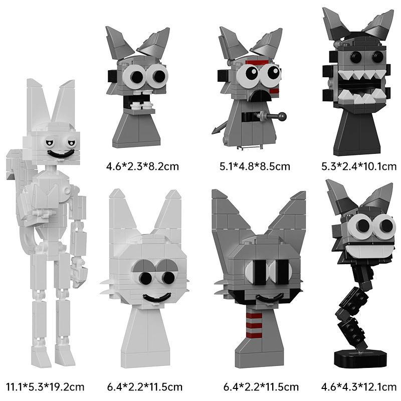 Sprunki Blocks Toys Sprunki Building Blocks Model Children's Educational Oren Wenda Building Block Toys for Kids Birthday Gift popular