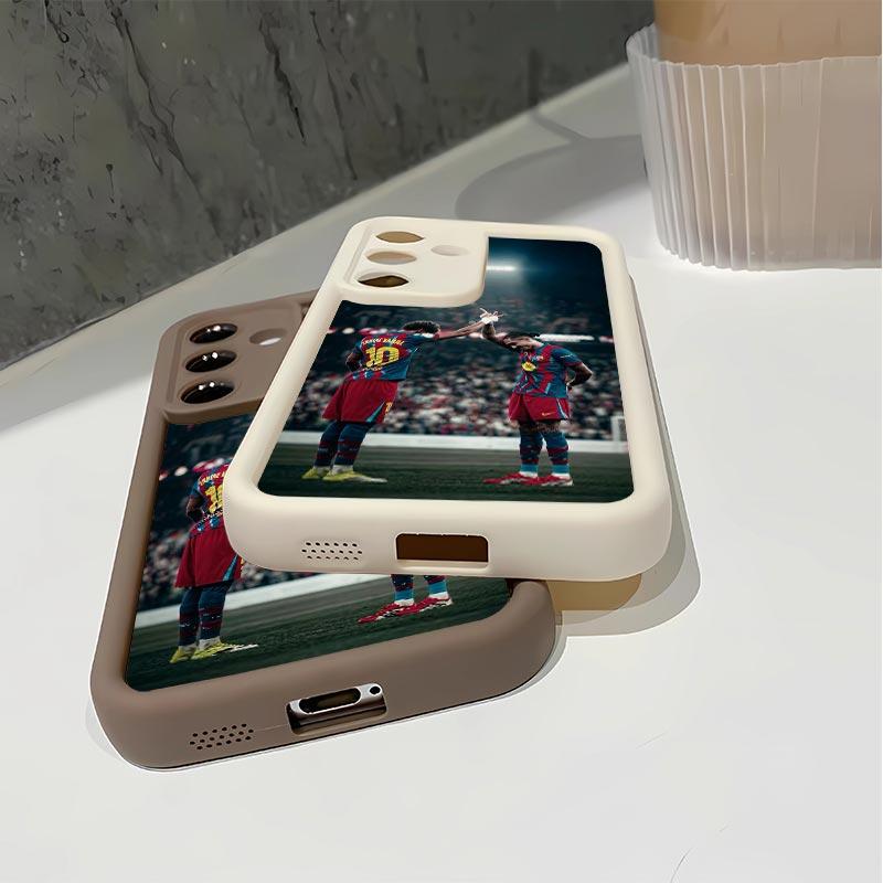 World Cup Yamal Soft&Flexible TPU Silicone Phone Case For Galaxy S26 Ultra S25 Edge S24 FE S23 S22 S21 Plus A13 A14 A15 A16 A17 A33 A34 A35 A36 A52 A53 A54 NOTE20 Durable|Shockproof|Full Camera Protection|Anti-Fingerprint
