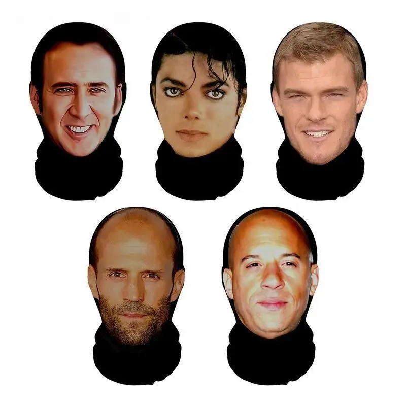 Speed and Passion Full Face Mask Celebrity Role Playing Props, Balaclava for Cycling Motorcycle Dustproof Funny Gift