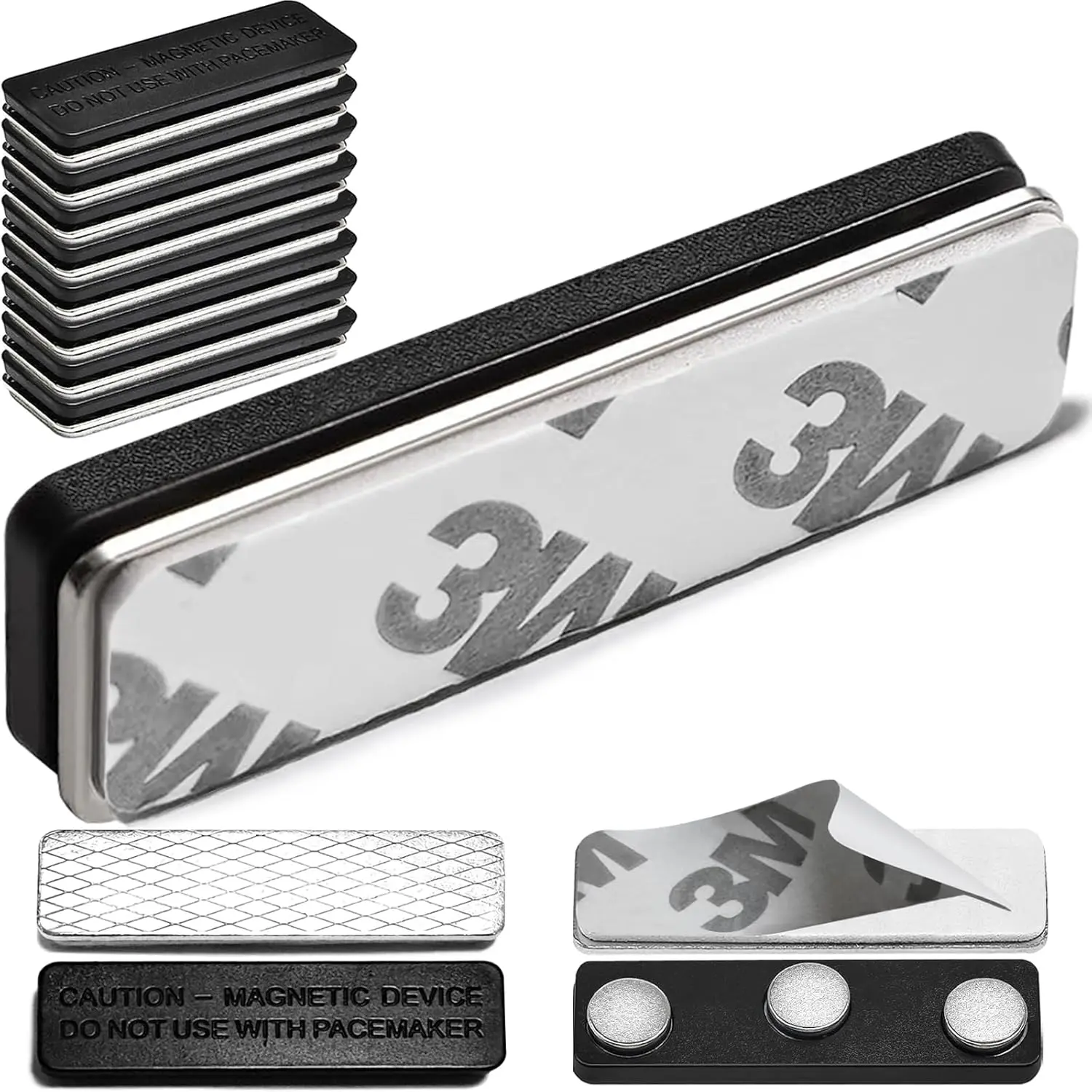 Curtain - 16 Pair Curtain  Closure with Adhesive for Blackout Curtains,  Curtain Clips to Hold Curtains Closed