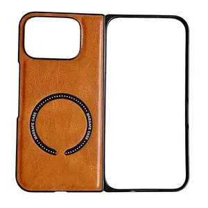 Magnetic Crazy Horse Pattern Smartphone Case for Google Pixel 10 Pro Fold, Trendy Creative Mobile Cover, Style Protective Shell