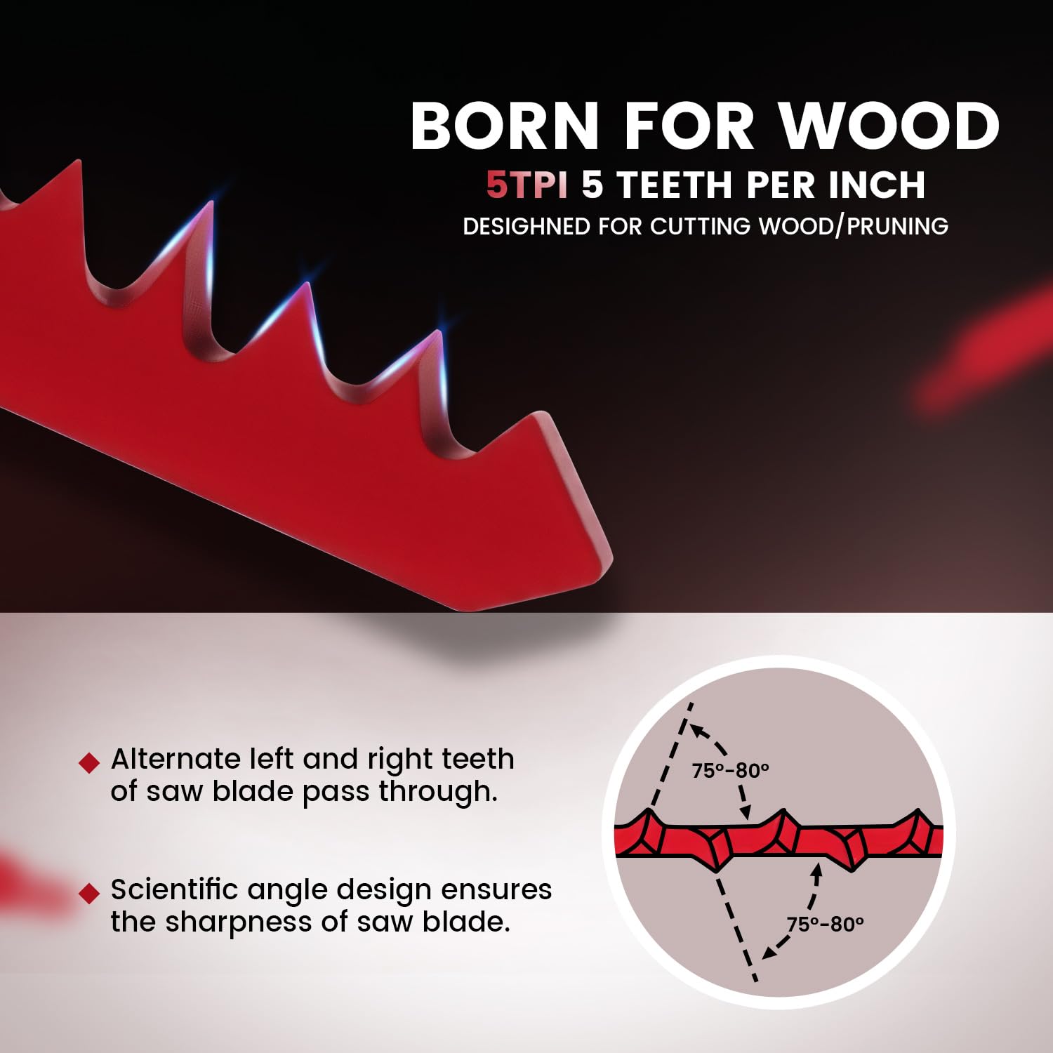 9-Inch  Pruning Reciprocating  , 6-, 5TPI