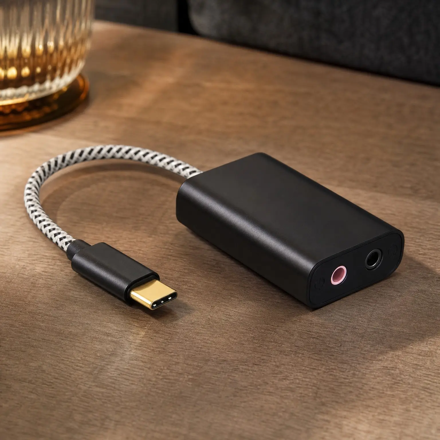 Type C External Sound Card, USB-C Microphone & Headphone Adapter with 3.5mm Audio Jack for MacBook Pro, iMac, iPad Pro 2020, iPhone 16/15, Galaxy S24/S23/S22/S21+Gift
