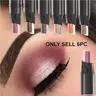6 Pcs/Set Long-Lasting Glitter Two-Tone Eyeshadow Stick, Multichrome Shimmer Metallic Gradient, Waterproof 2-in-1 Eye Makeup Pen, Eye Shadow Sticks
