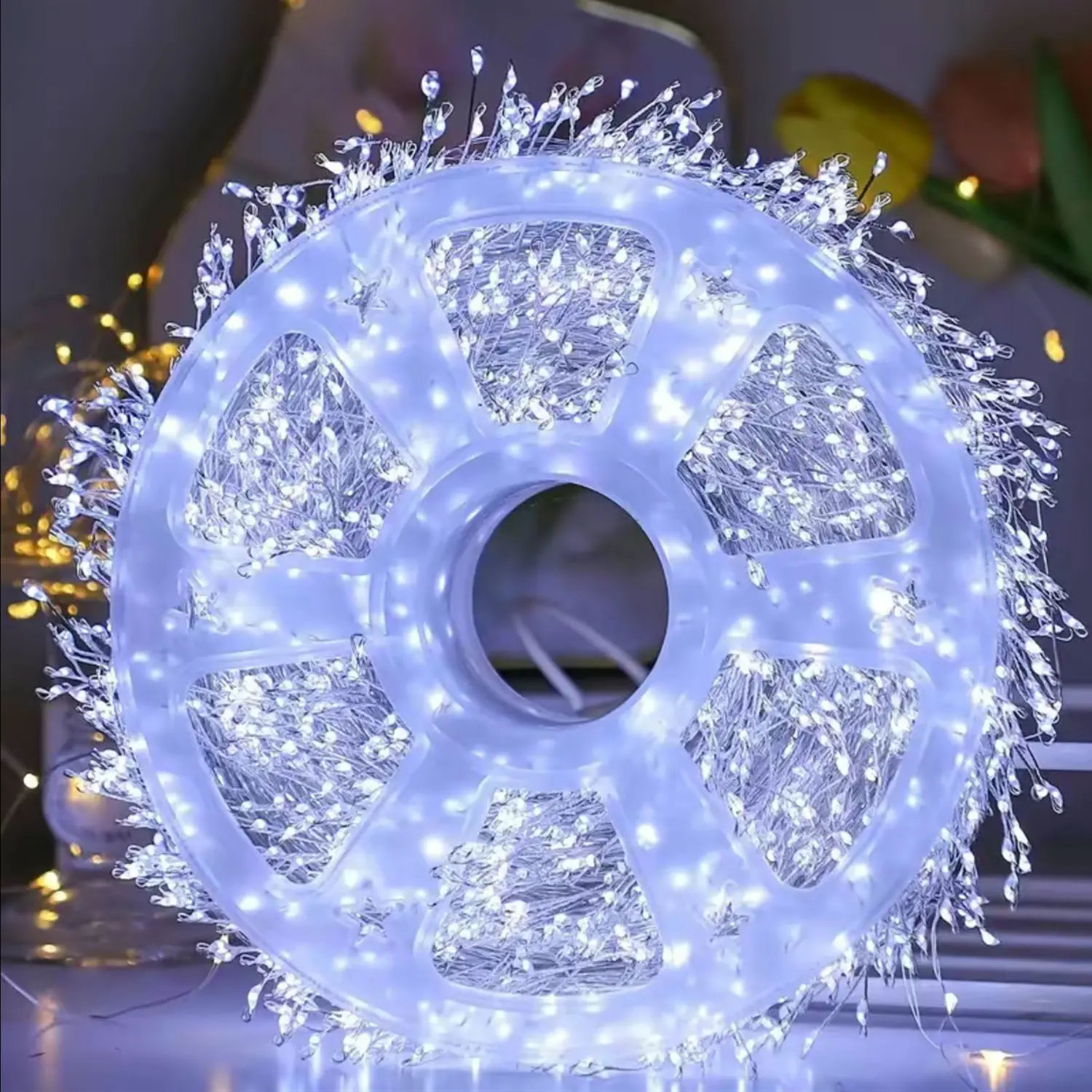 LED fairy light strings, warm color-changing lights, DIY Christmas wreath decorations, USB Halloween wedding party supplies, Holiday Decoration Lights