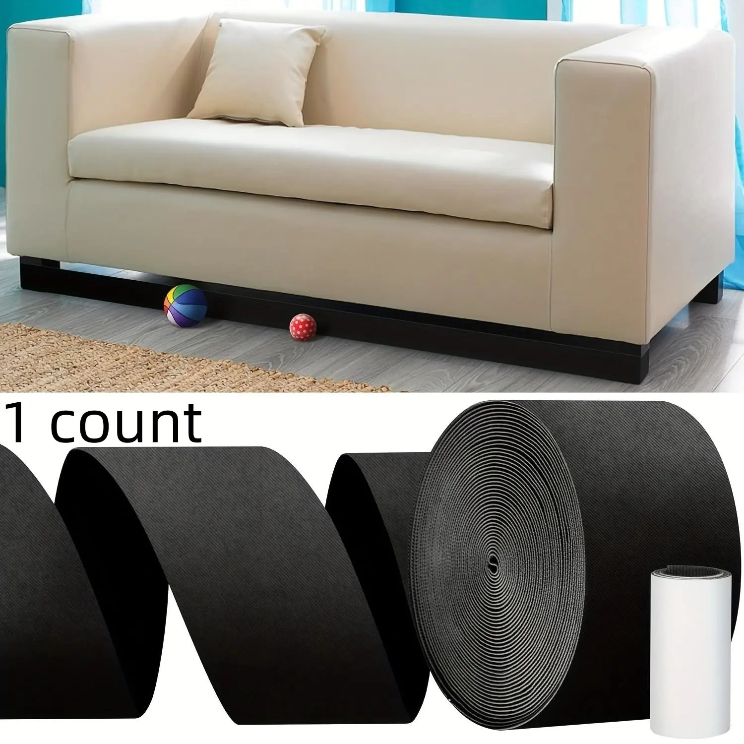 Sofa Toy Blocker, Adjustable Gap Buffer Strap, Non-Slip Combination Couch Connector, Gap Protector, Durable Material