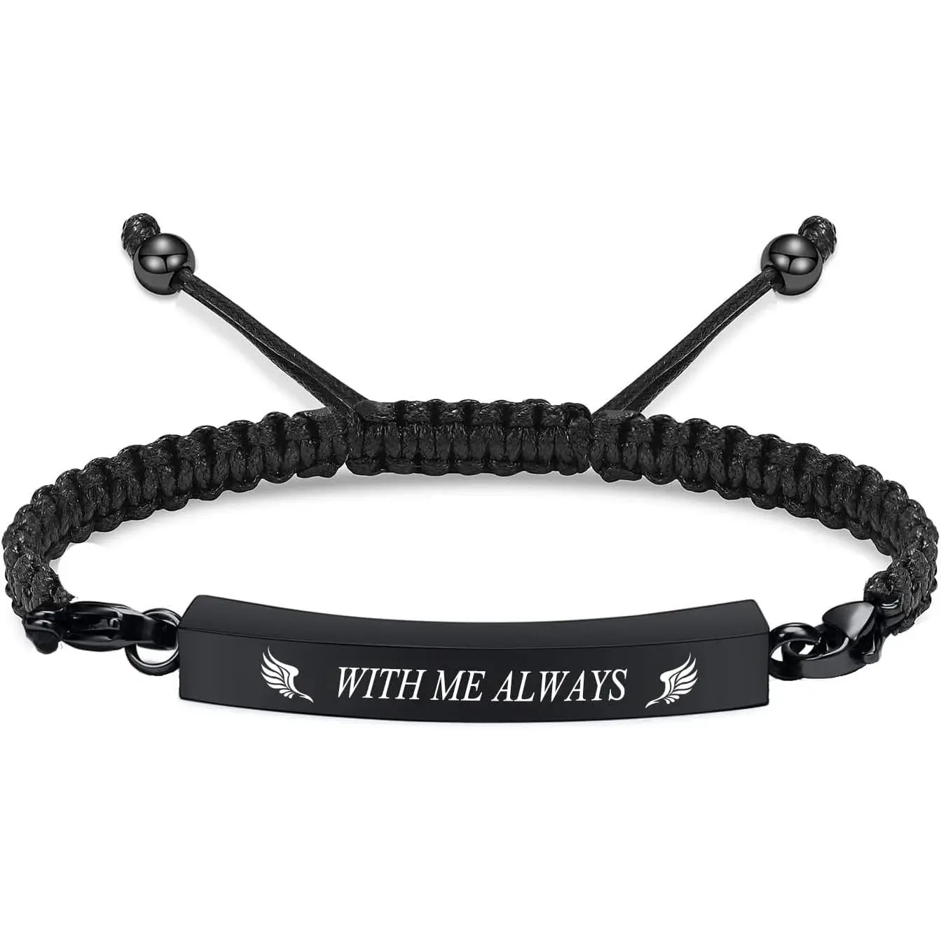 Cremation Bracelet for Ashes Adjustable Memorial Urn Bracelet Stainless Steel Memorial Ashes   for Men Women