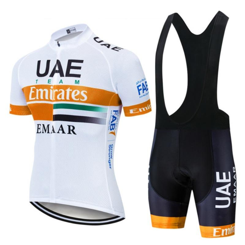 Summer short-sleeved cycling suit, quick-drying road bicycle, bicycle overalls, men's cycling suit. bib tracksuits men