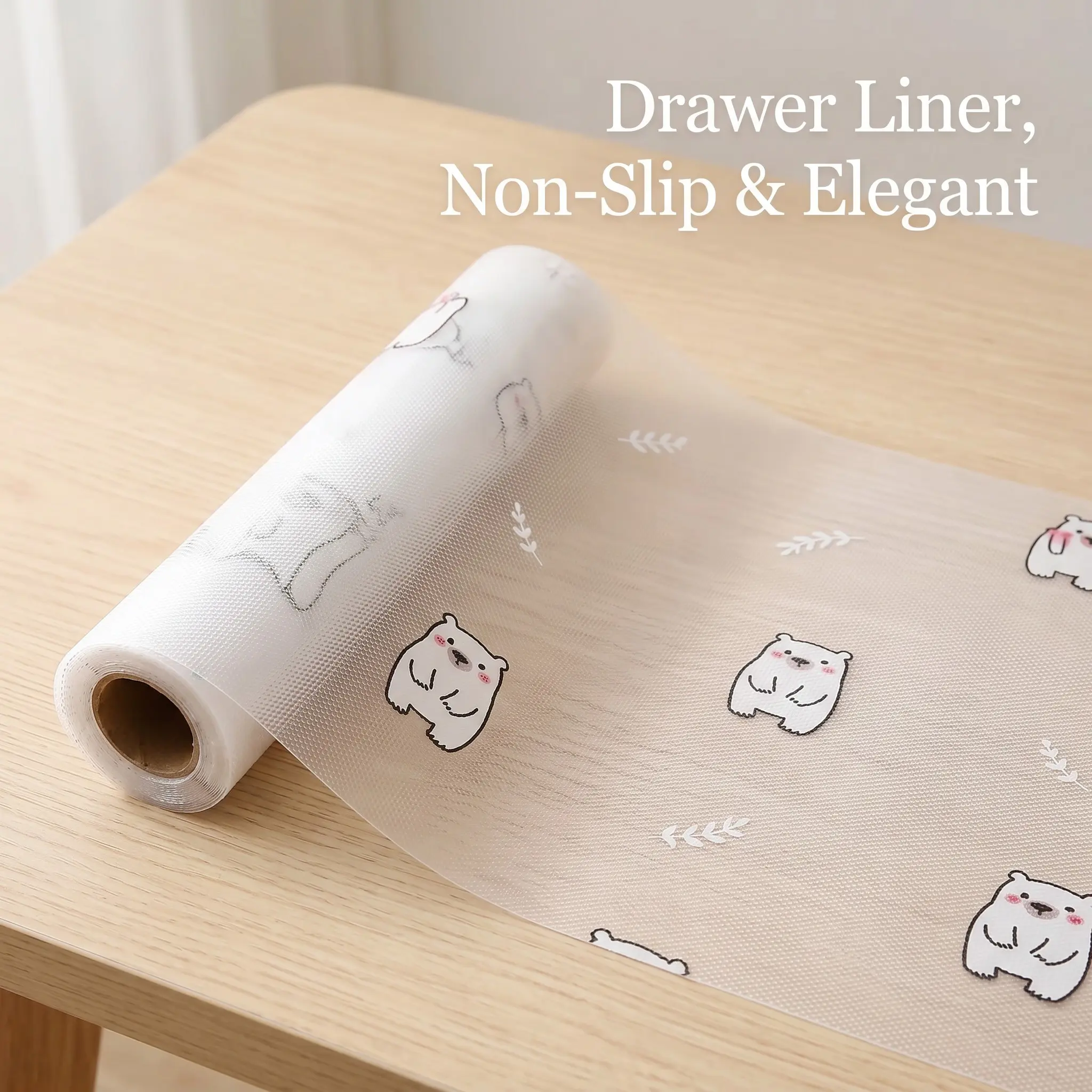 Transparent Eva Drawer Protector Pad, Waterproof Oil-Resistant Cabinet Mat, Dustproof Mold-Proof Wardrobe Liner, Customizable Size
