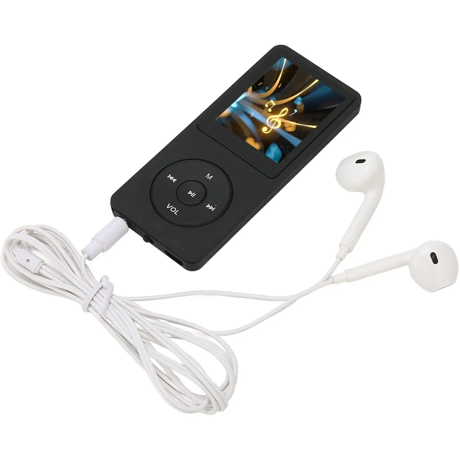 Portable MP3 MP4 Player with 8GB Memory, 64GB Expandable via Micro SD Card, 30 Hours Playback, Lightweight, Easy to Use, Lossless Sound Quality, Multi-Format Support (Black) for Sports & Outdoor Leisure, Indoor Recreation, Mp3 Player, Audios