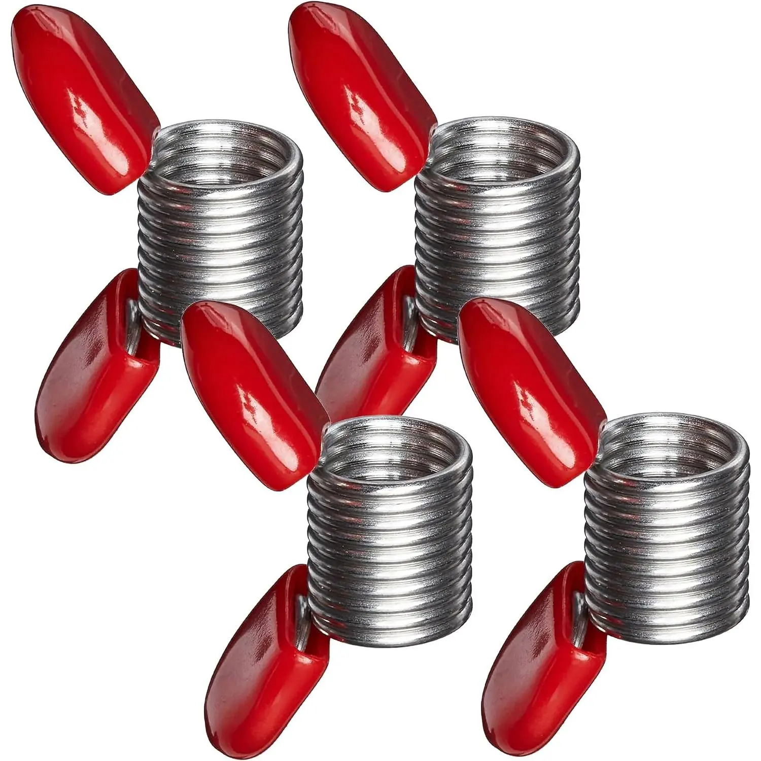 Bead Stoppers - Pack of Four with Red Handles - Bead Stopper for  Making