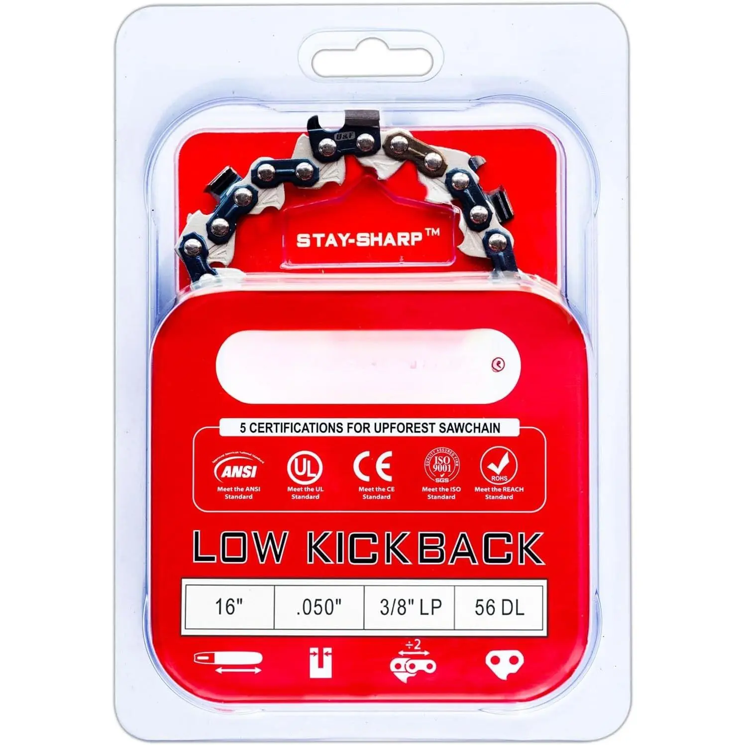 16"  Chain for Greenworks CS80L211, CS80L2512 20022, 20232, CS60L00, CS60L02, CS60L210,16 Inch  Chain for  CMECS600, 16"  Chain for  S165 / S160