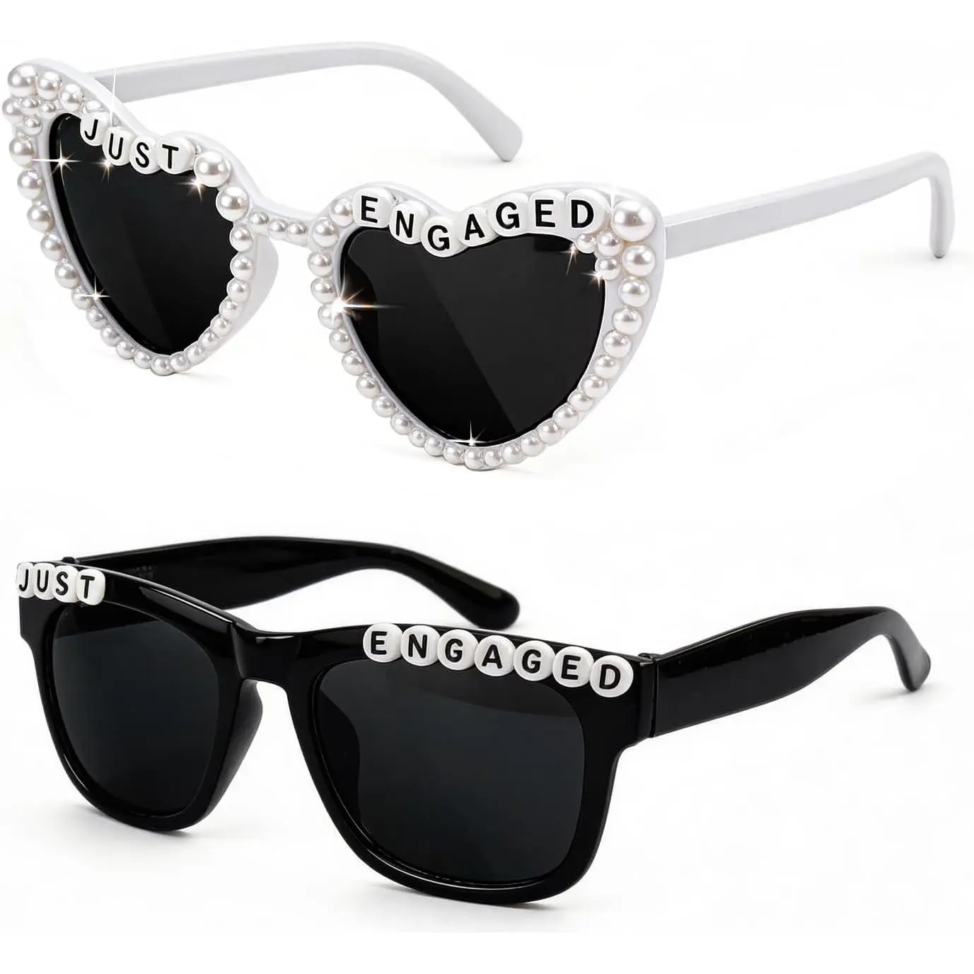 Just Engaged Sunglasses, Engagement Party Favors, Just Engaged Decorations, Engagement Gifts for Women, Bride and Groom Sunglasses for Wedding Accessories, Wedding Essentials