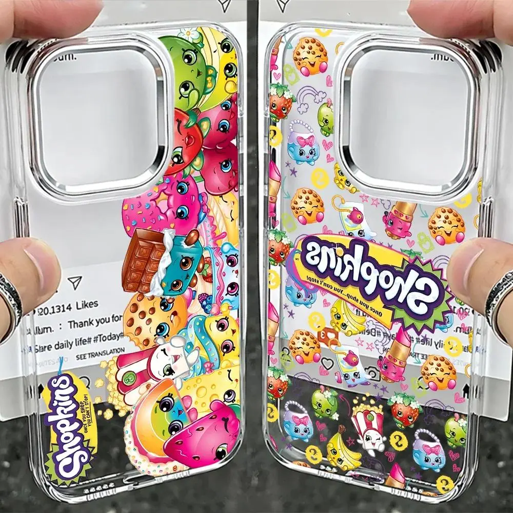 Cartoon Cute Toys S-Shopkins Phone Case For IPhone 17e 17 16e 16 15 14 13 12 11 Pro Max X XR XSMAX 8 7 Air Plus Soft Cover clear tpu cellphone casing