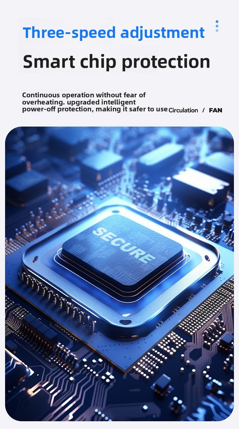 Popular desktop fan, household high-speed fan, office small electric fan, USB rechargeable circulation fan