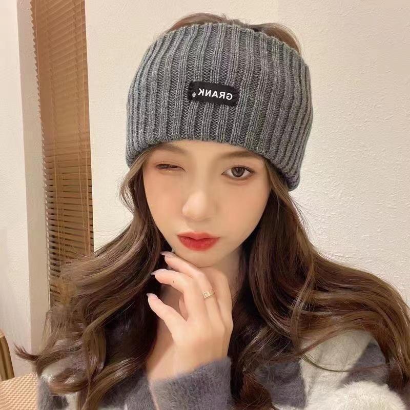 4-Pack Lettered Wide-Edge Sports Headbands - 4-Season Solid Color Headwraps, Hair Ties & External Wear Accessories