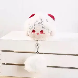 Game Love and Deepspace Xavier Sylus Rafayel Cosplay Keychain Plush Figure Doll Keyring Key Chain Bag Backpack Pendant Prop Gift