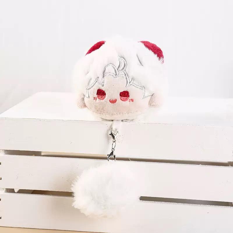 Game Love and Deepspace Xavier Sylus Rafayel Cosplay Keychain Plush Figure Doll Keyring Key Chain Bag Backpack Pendant Prop Gift