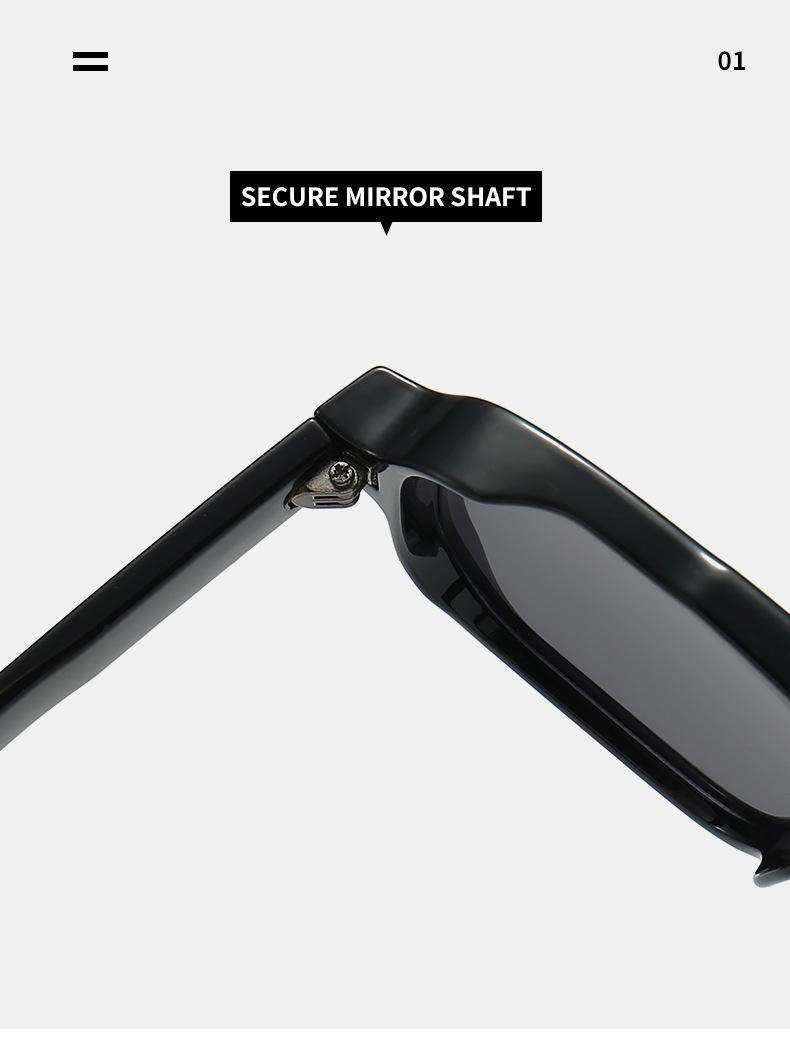 4-Pack  Retro Double Bridge Square Sunglasses - Unisex, Fashionable Luxury Design with Rivets, Trending Shades, UV400 Protective Lenses