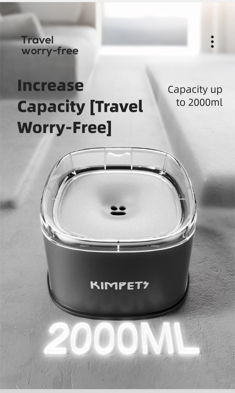 New floating water bowl for pets, keeps mouths dry, and is a water feeder for dogs and cats.