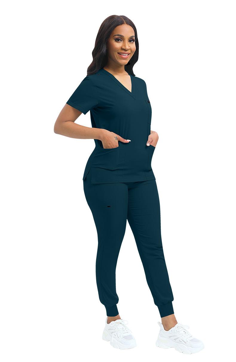 2025  Nurse Scrub Uniform Set Pet Clinic Nurse Workwear Unisex Scrub Suit Nursing Scrub Women Uniform Multi-color Workwear Men