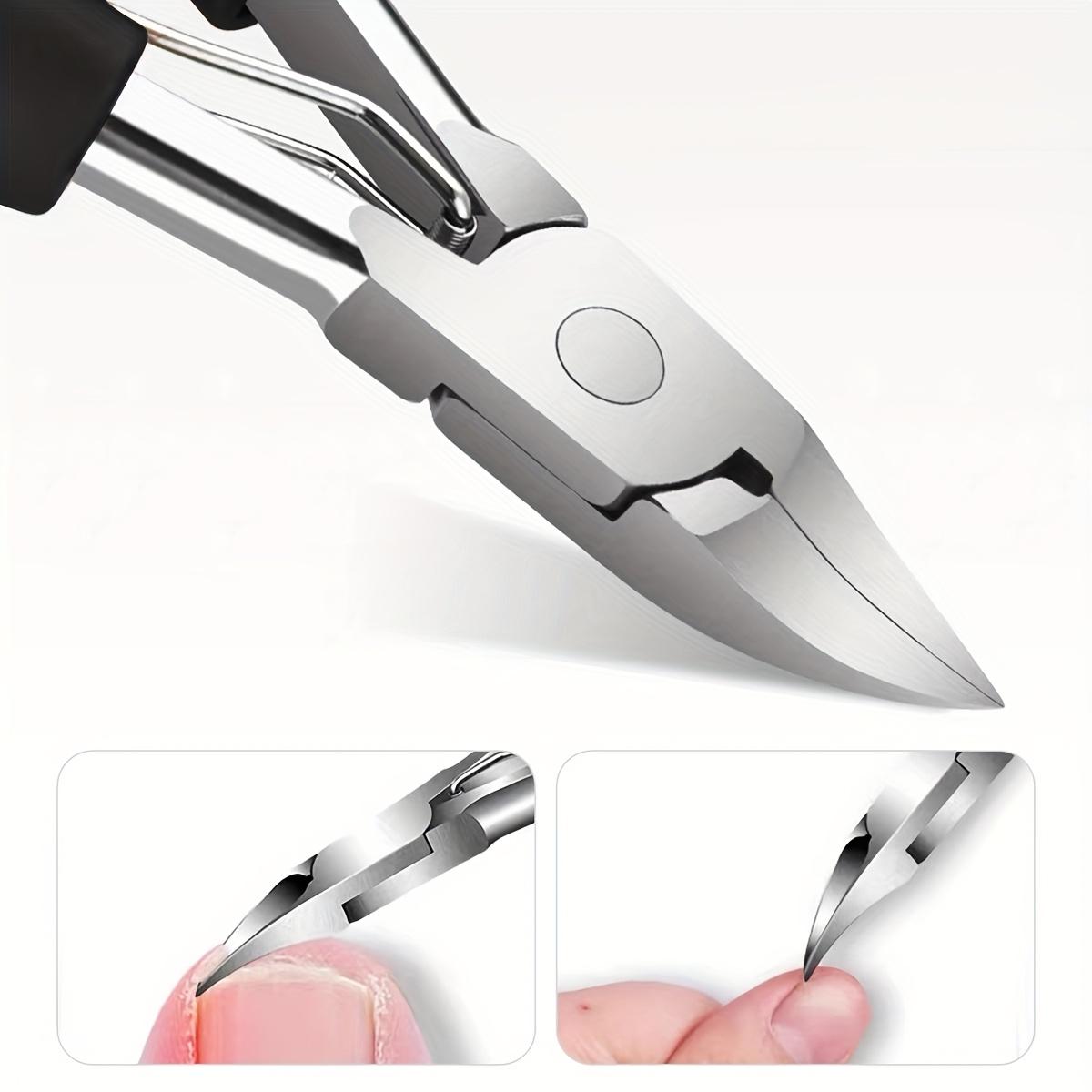 5pcs Includes Heavy Duty Clippers Nail File Cuticle Nipper Grooming Tools Professional Manicure Set Foot Care‌ Stainless Durability Pedicure Kit