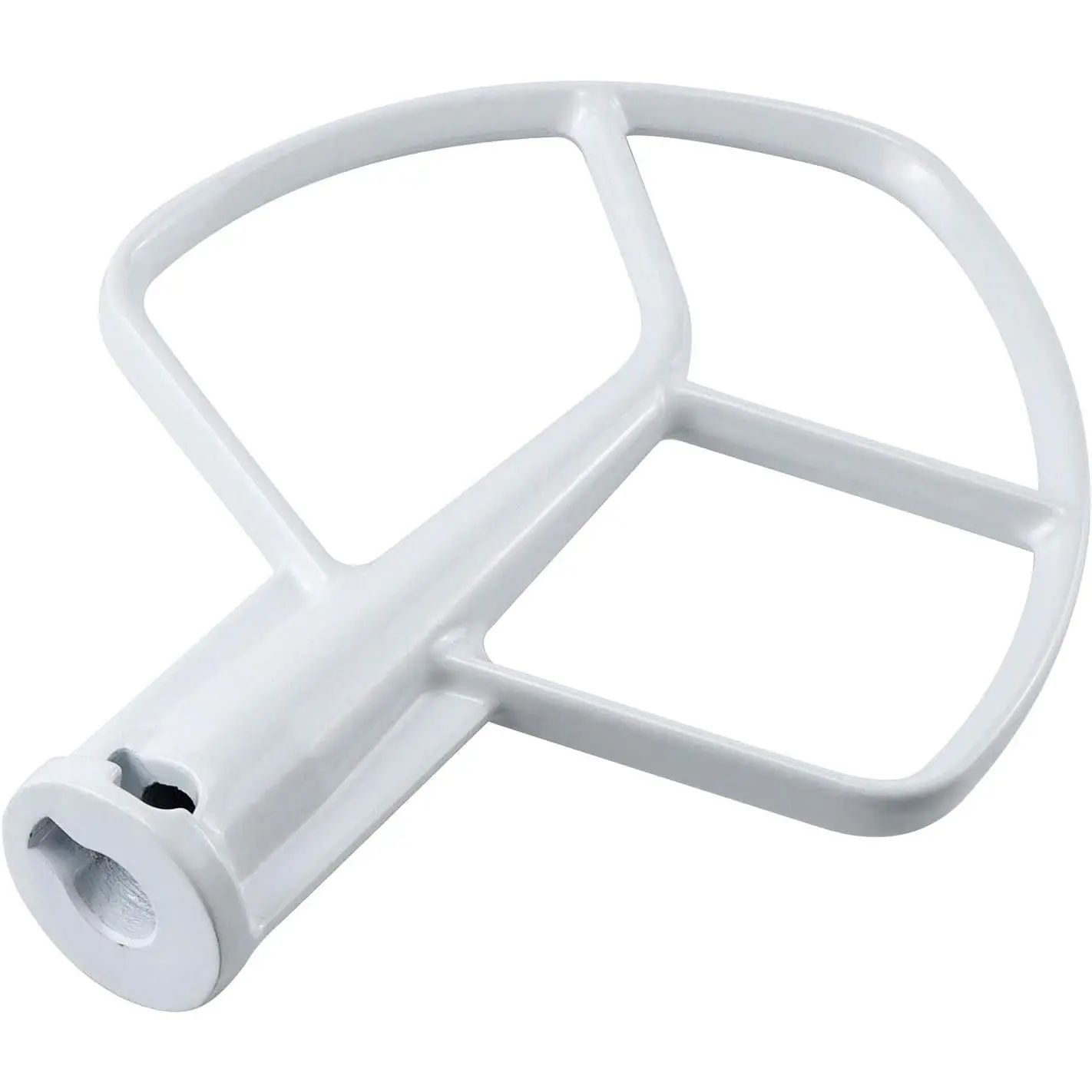 K5AB K5SS Kitchen Mixer Aid Coated Flat Beater for 5 QT Mixer Stainless Steel Bowl Compatible with Model KSM50 KSM5 KSM450