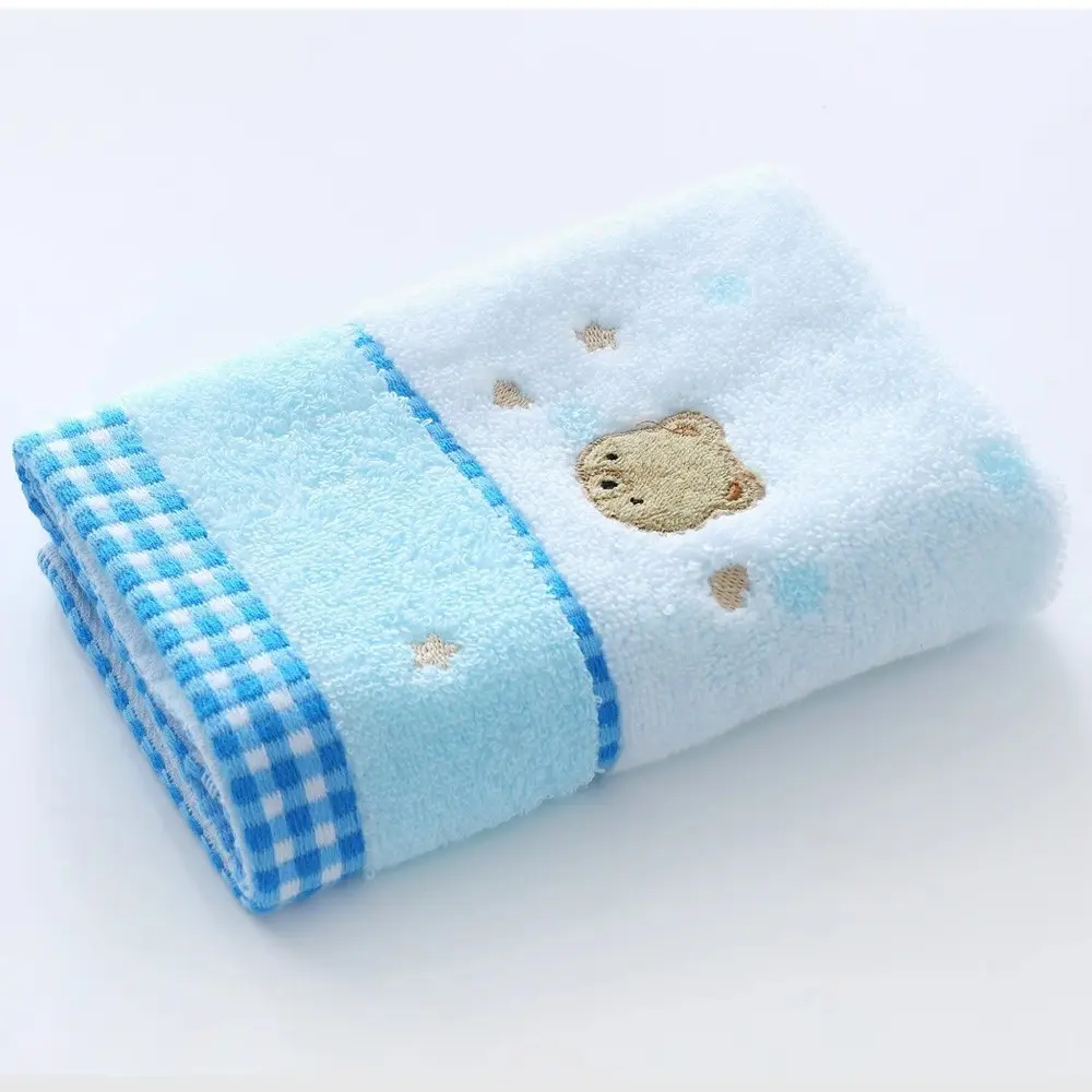 Cute Baby Hooded Towel Set - Quick Dry Soft Bath Towels for Newborns, 25x50cm Wash Cloths for Babies. Infant Swim & Travel Essentials, Gentle Skin Care Kit, Organic Cotton Baby Shower Gifts.