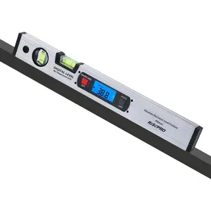 16-Inch Digital Spirit Level & Protractor, Torpedo Level Inclinometer Angle Gauge Finder with Magnetic Base and Backlight