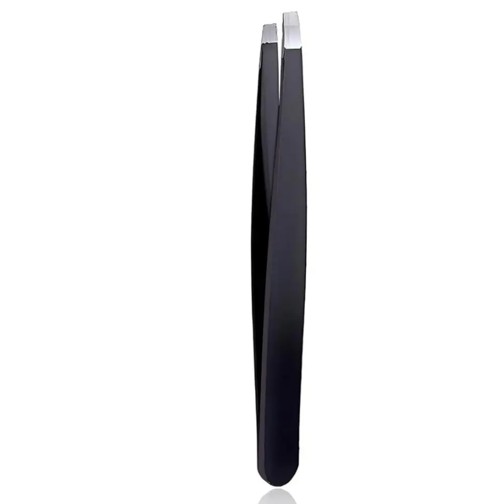 A Set of Four Stainless Steel Tweezers, Designed for Hair Removal, Beard Trimming, and Eyebrow Shaping, Includes Precision Eyebrow Tweezers and A Tool for Managing Facial Hair with A Smooth, Precision Tip.