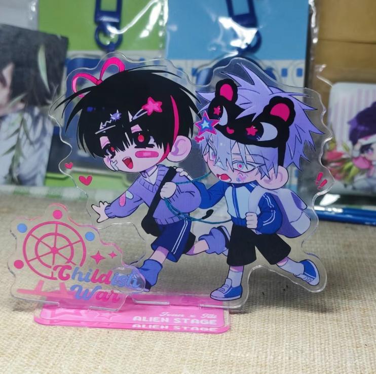 New Self-Made Anime Peripheral Alien Stage Acrylic Standing Plaque Desktop Decoration Room Ornament Cute Fans Birthday Gift Toys