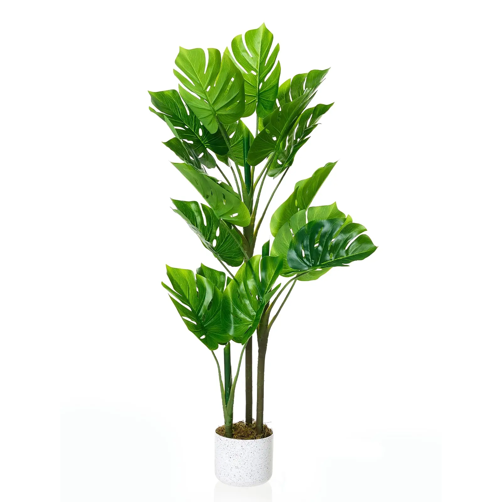 Garvee Artificial Potted Plant, 110/115/120/145 cm, lifelike artificial indoor plant, artificial plants for living room, bedroom, garden, balcony, gift