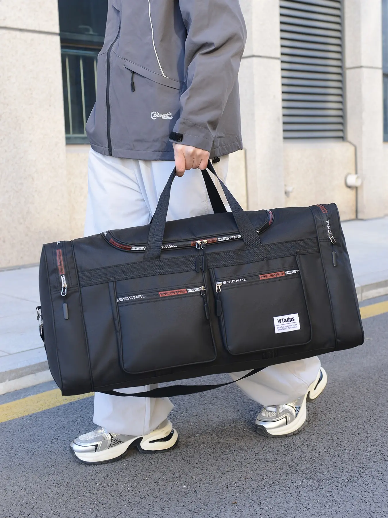 Multifunctional Sports Travel Bag, Extra Large Capacity, Foldable Storage Luggage Bag, Ideal for Travel and Outdoor Activities