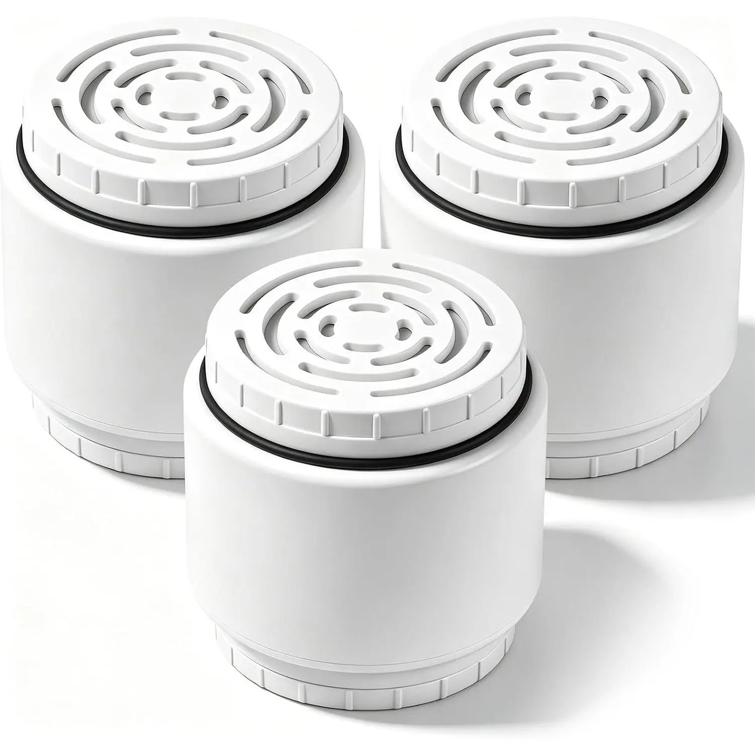 3-Pack, Compatible with AquaBliss SF400 & SF500 Heavy Duty Replacement Cartridge, Multi-Stage Shower Filter for Hair & Skin, Reduces Chlorine, Rust, Sediment, Easy 1-Min Install