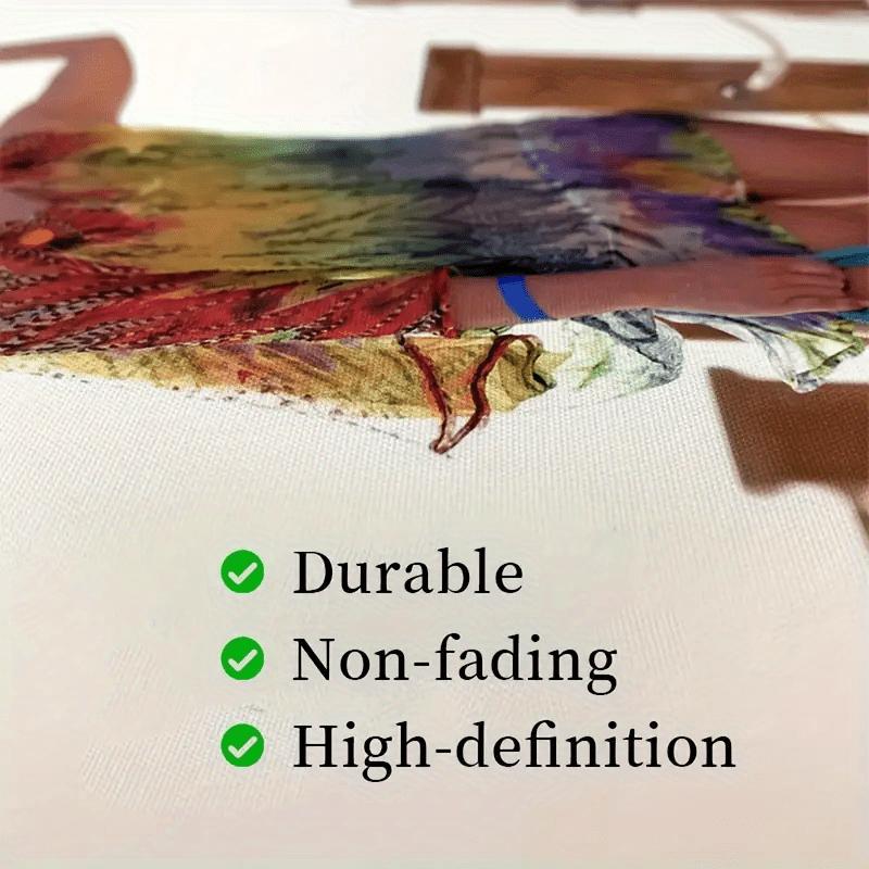 Wooden Frame Canvas Wall Art, Donald Trump Cigar Portrait, Ready to Hang, Home Decor, Office, Cafe Decoration, Gift Idea - Mixed Color Wood