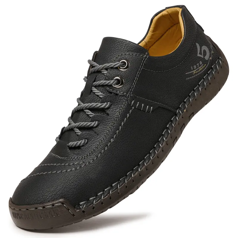 Casual shoes with hand-stitched seams, comfortable lacing, anti-slip and anti-impact, suitable for daily outdoor leisure use, model 9330
