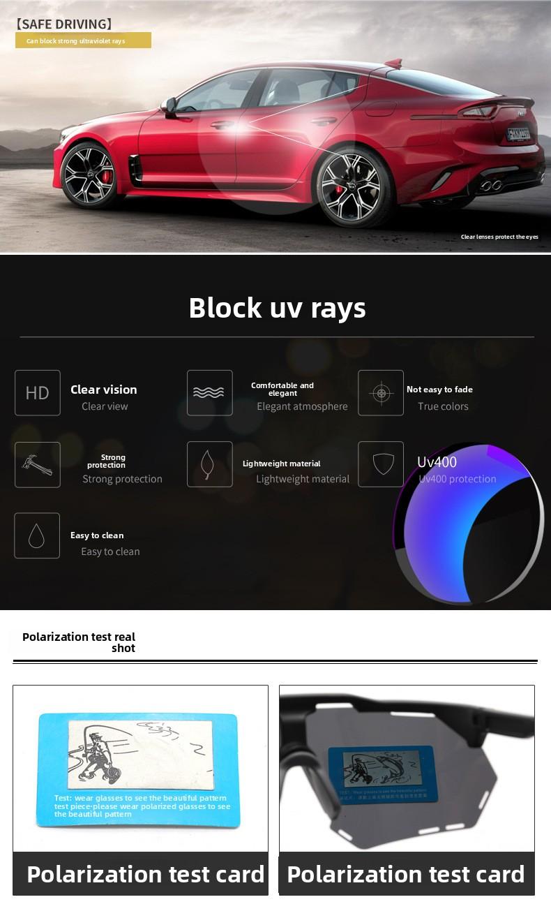 2026 New Polarized Sunglasses for Women, Sun Protection Sunglasses for Men, Colorful Sports Windproof Cycling Glasses Wholesale