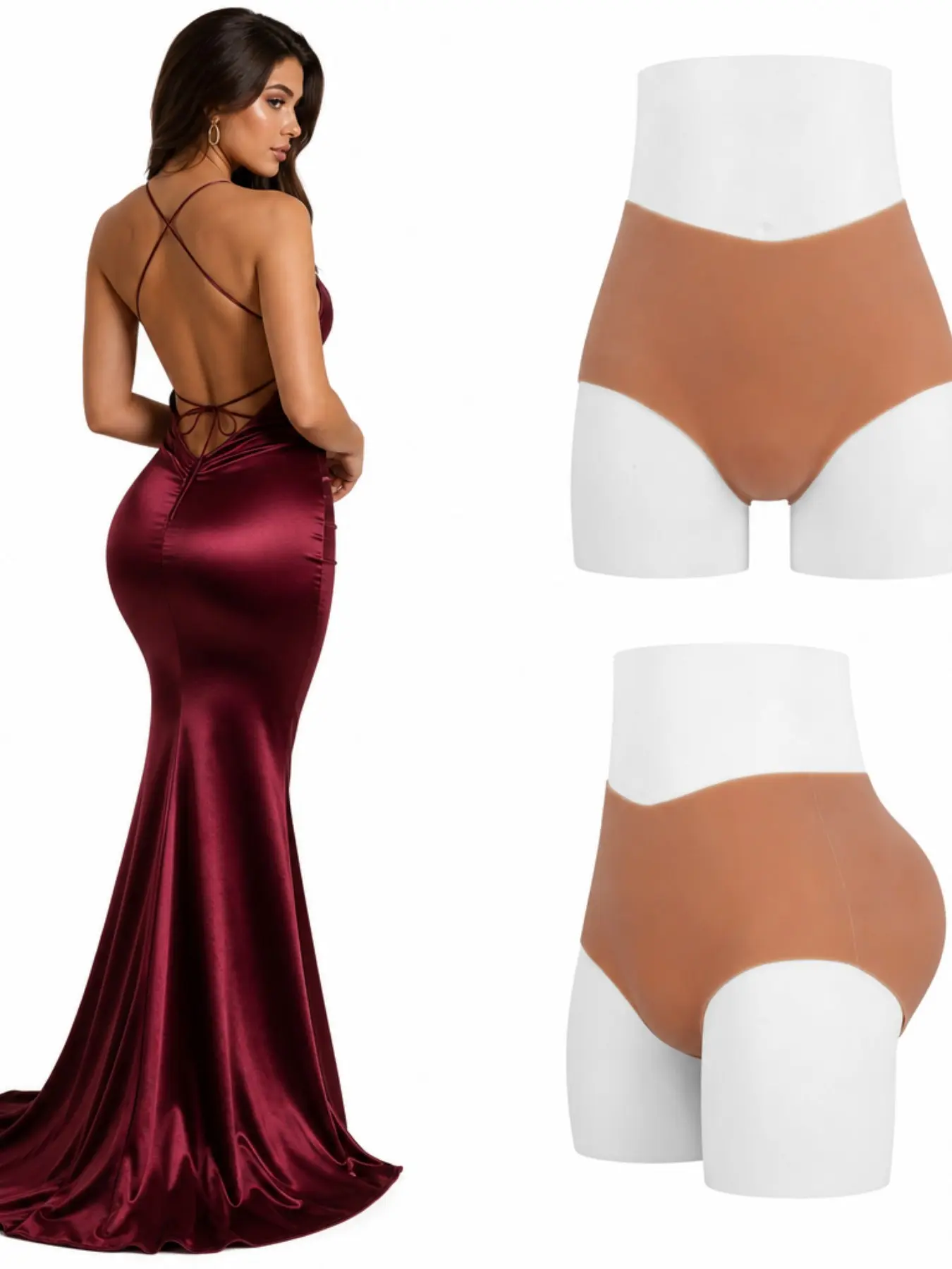 High Rebound Support Triangle Pant, Plus Size Butt Lifting Underwear, Comfortable for Sitting and Walking, No Sagging Design