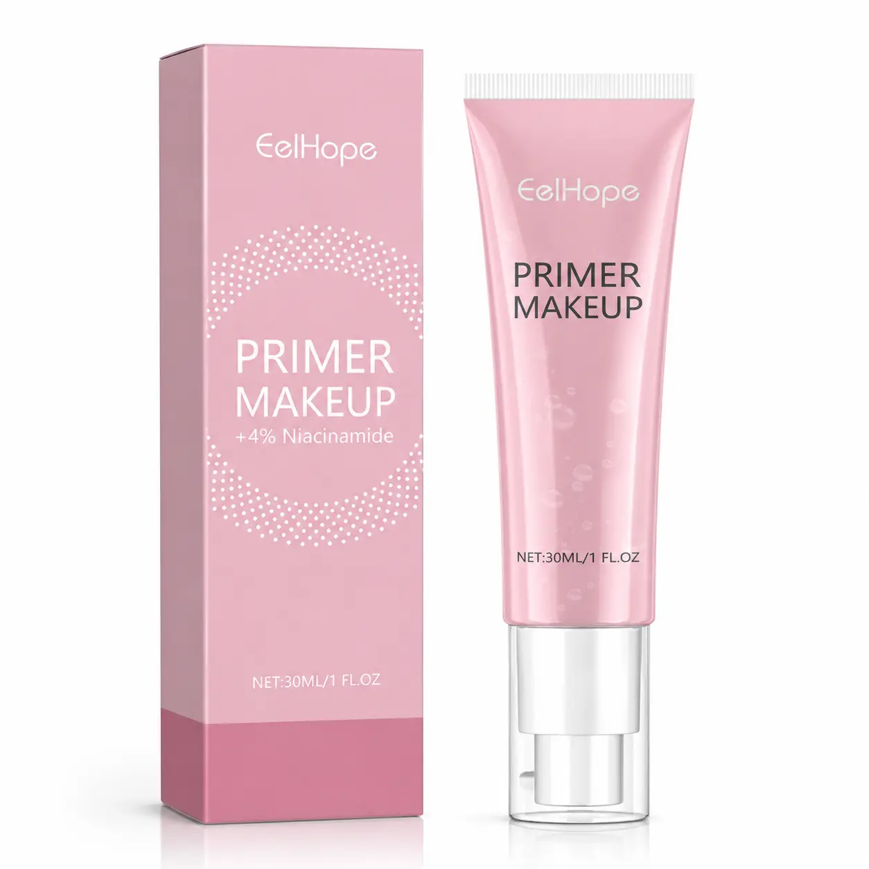 Radiant Glow Face Gel Primer - Vitamins C/NI Moisturizer, Pore-Blurring Glow Maximizer Daily Blur Makeup Base & Primer, Tightening Refreshing Long-Wear Cosmetic for Smooth Skin