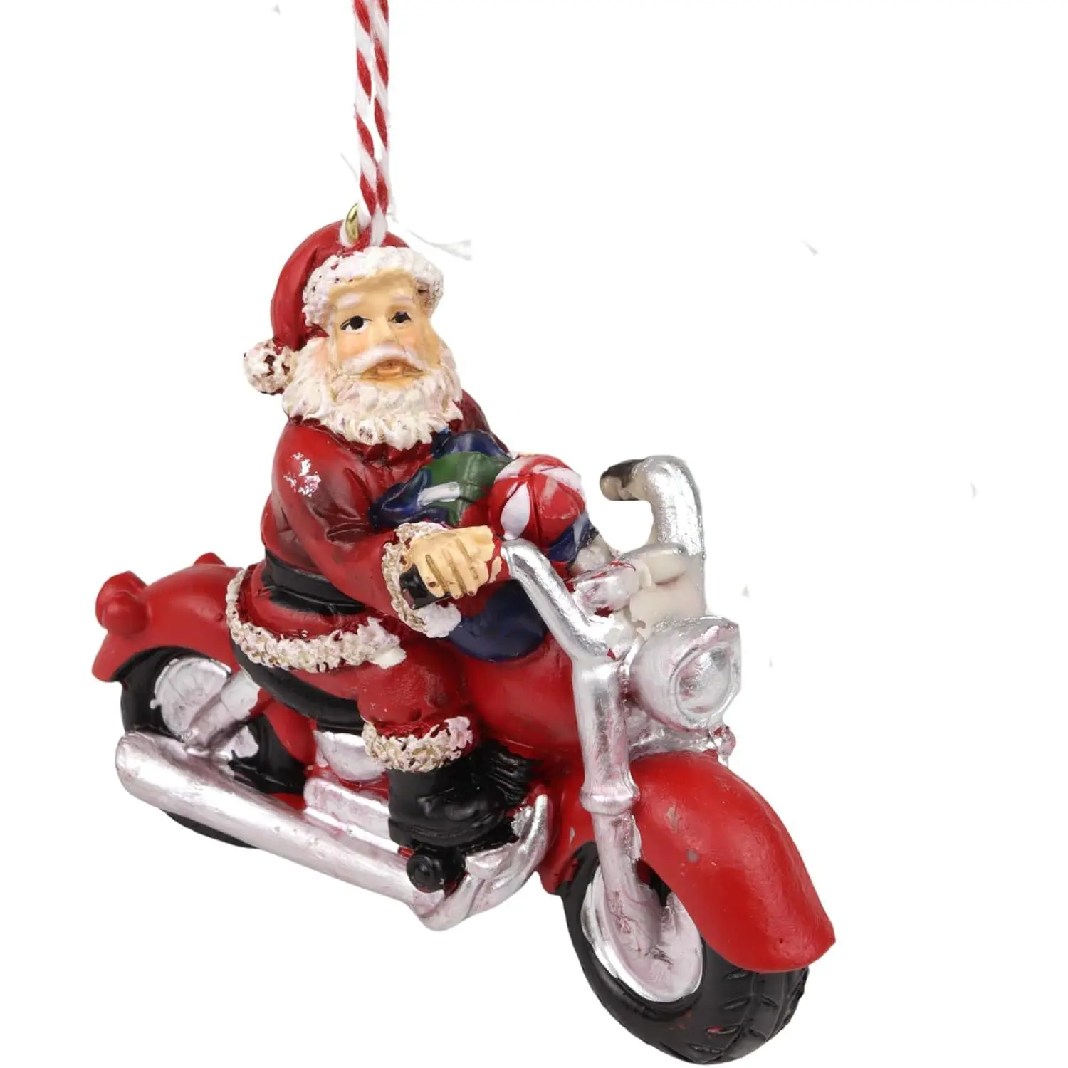 Santa   Ornament, Funny Christmas Tree Decor, Collectible , 3.5 Inches