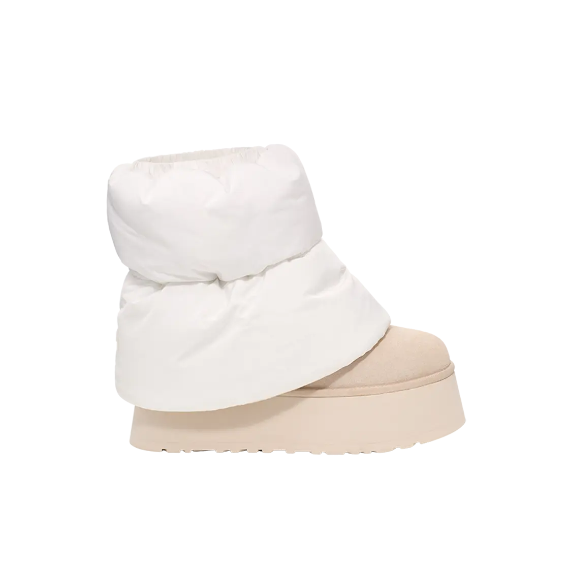 UGG Wmns Classic Mini Dipper Puffer 'White Ceramic' 1158275-WCRM