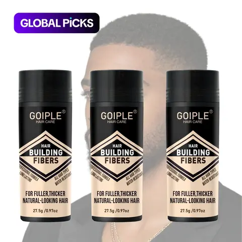 3 Bottles 27.5g/0.97oz Hair Building Fibers, Hair Styling Products, for Thinning & Sparse Hair, Easy to Apply, Long-Lasting Coverage, Suitable for Volume Enhancement #GLOBAL PICKS