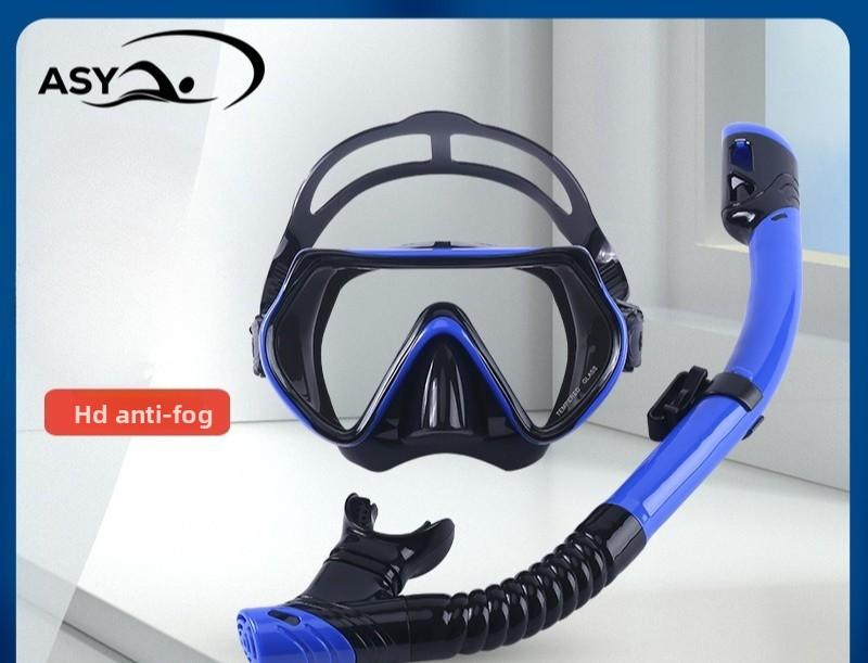 Tempered Glass Dive Mask Adult Snorkeling Set – Anti-Fog Panoramic View Scuba Diving Gear for Men Women #Snorkeling #SummerVibes #BeachDay #TikTokMadeMeBuyIt