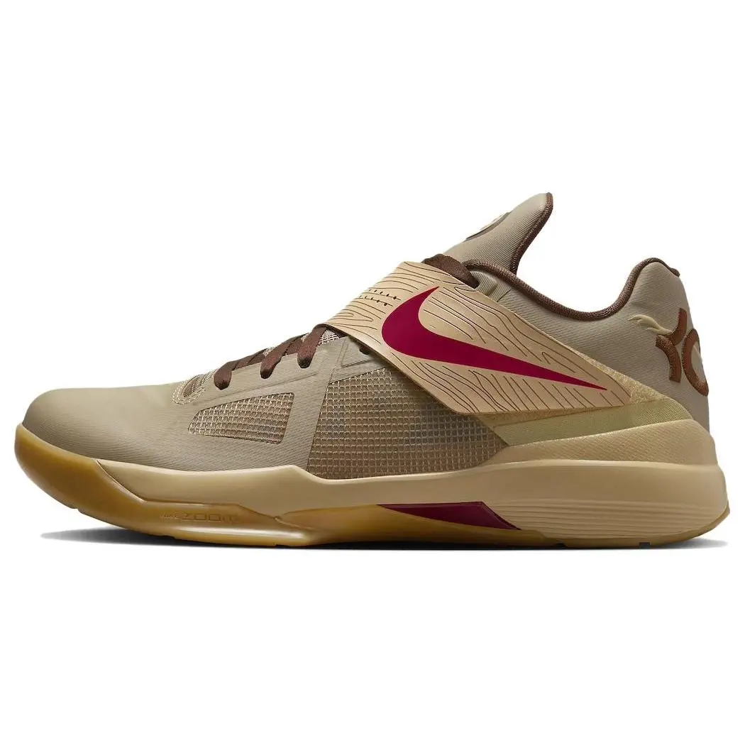 Nike KD 4 Year of the Dragon 2.0 Men's Low-Top Basketball Shoes in Olive Green Verifiable, with credentials and supporting global authentication