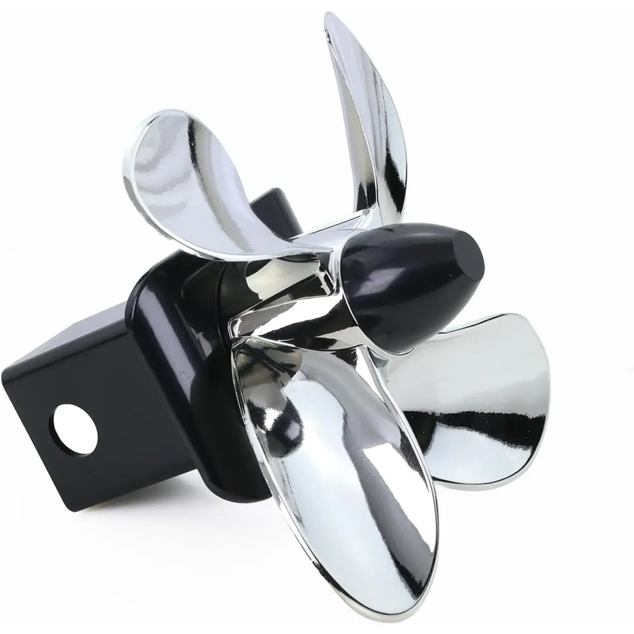 Tow Hitch Cover 77009, Spinning Propeller Trailer Hitch Cover Plastic for 2 Inch Receivers