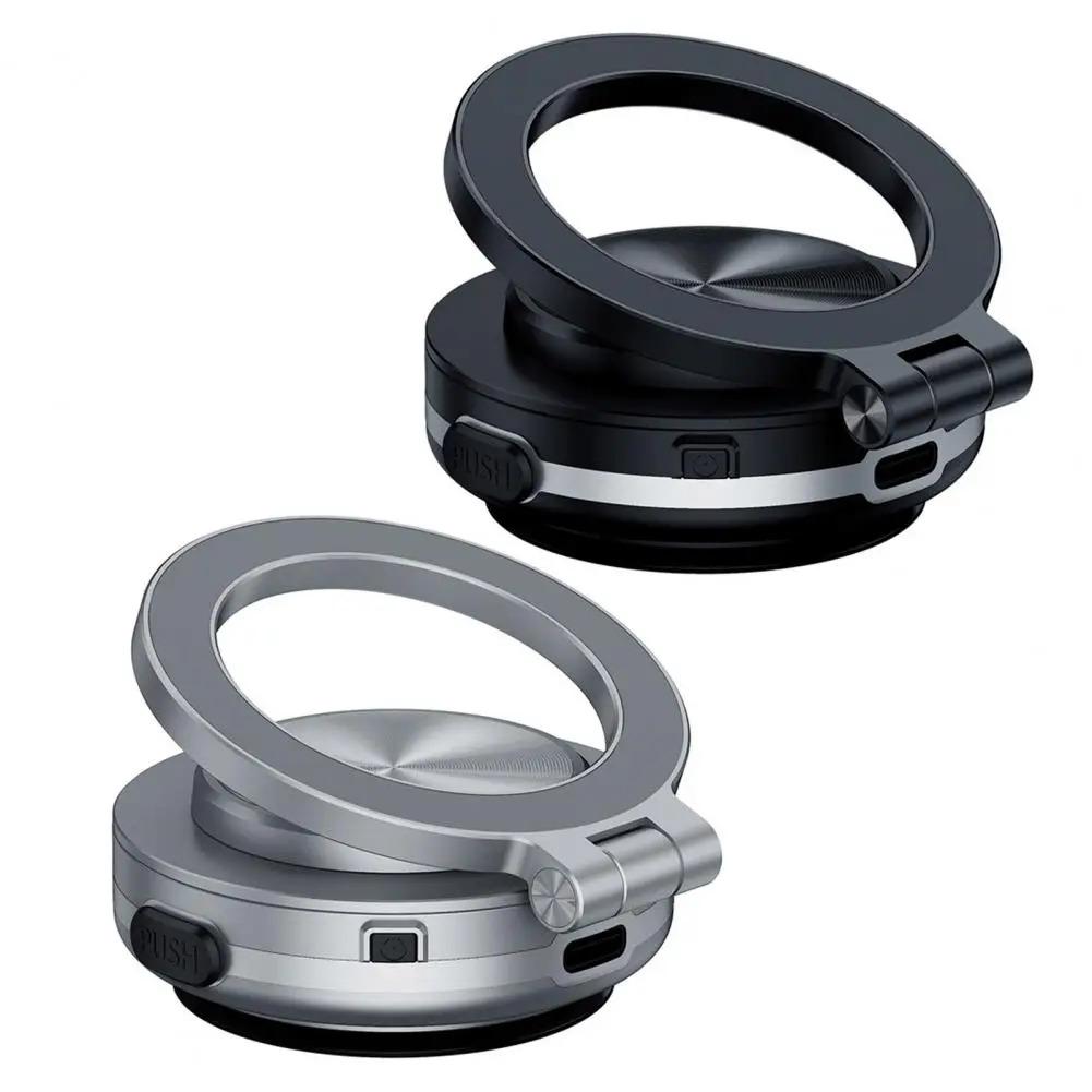 Car ElectricSuction Cup Vacuum MagneticPhoneHolder (Black), 2025 New SummerPhone Holder, Maggrip Pro3602.0 magnetic phone holder vacuumphoneholder